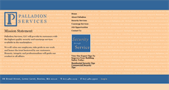 Desktop Screenshot of palladionservices.com